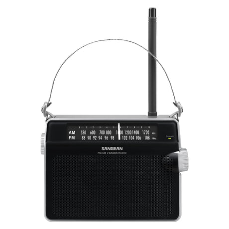 Sangean PR-D6 Retro AM/FM Portable Analog Radio with Strap