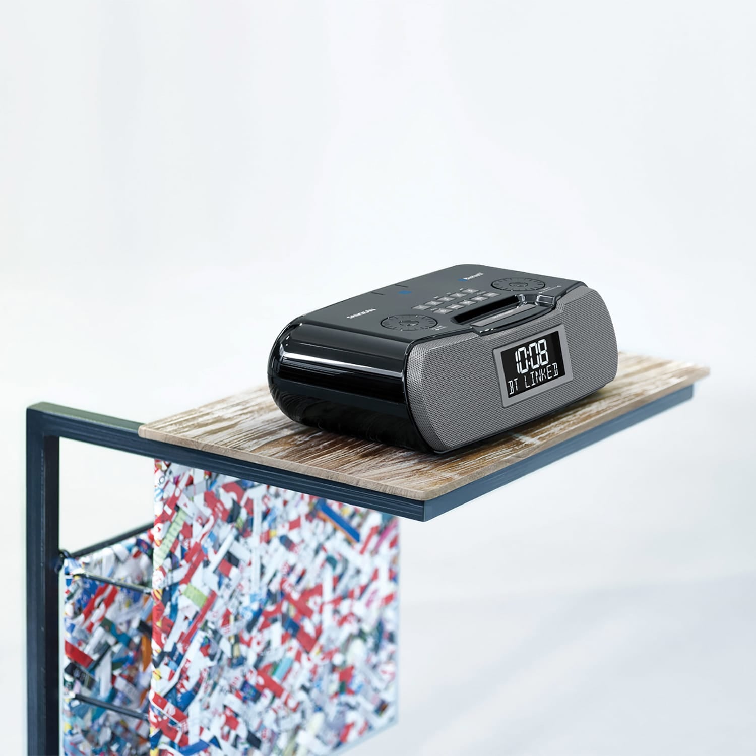 Sangean Digital AM/FM-RDS/Bluetooth Clock Radio with USB Charger