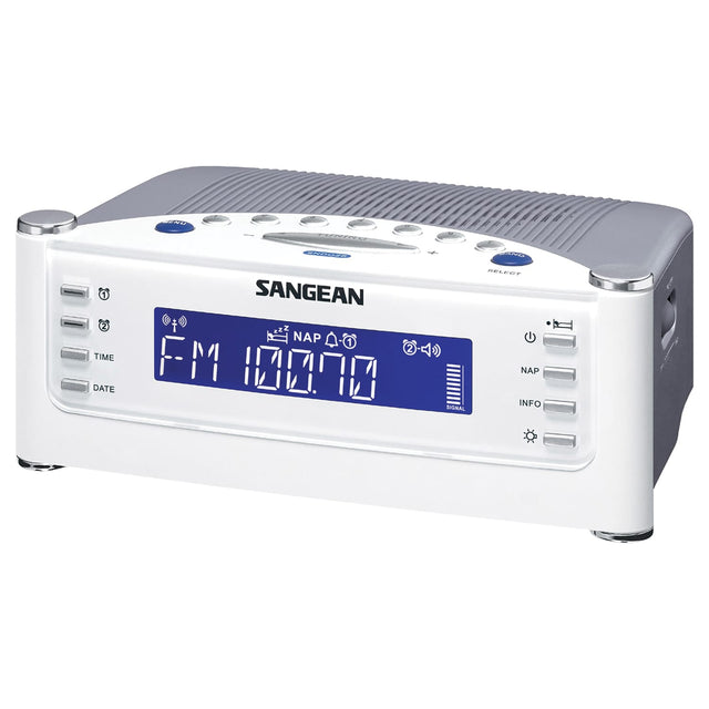 Sangean AM/FM Atomic Clock Radio with LCD Display
