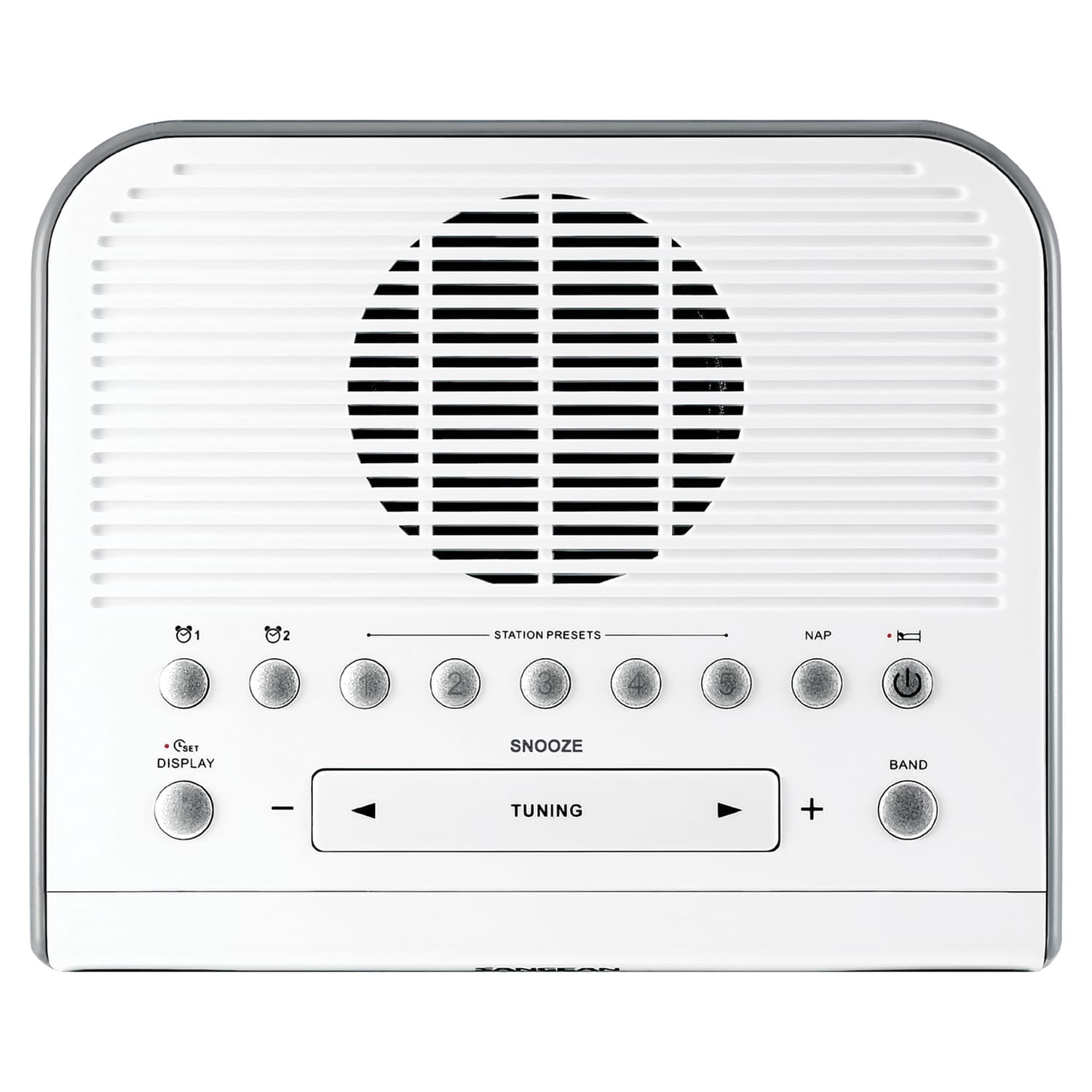 Sangean Digital AM/FM Alarm Clock Radio, White