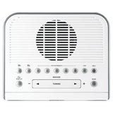Sangean Digital AM/FM Alarm Clock Radio, White