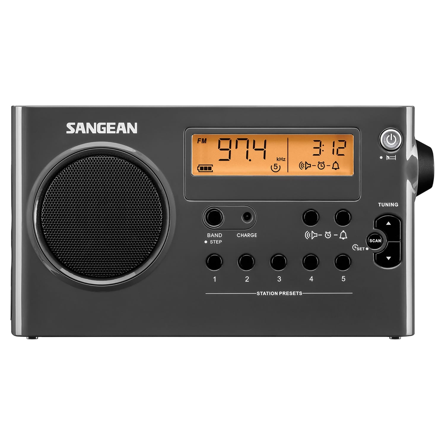Sangean SG-106 Portable AM/FM Rechargeable Compact Digital Tuning Radio