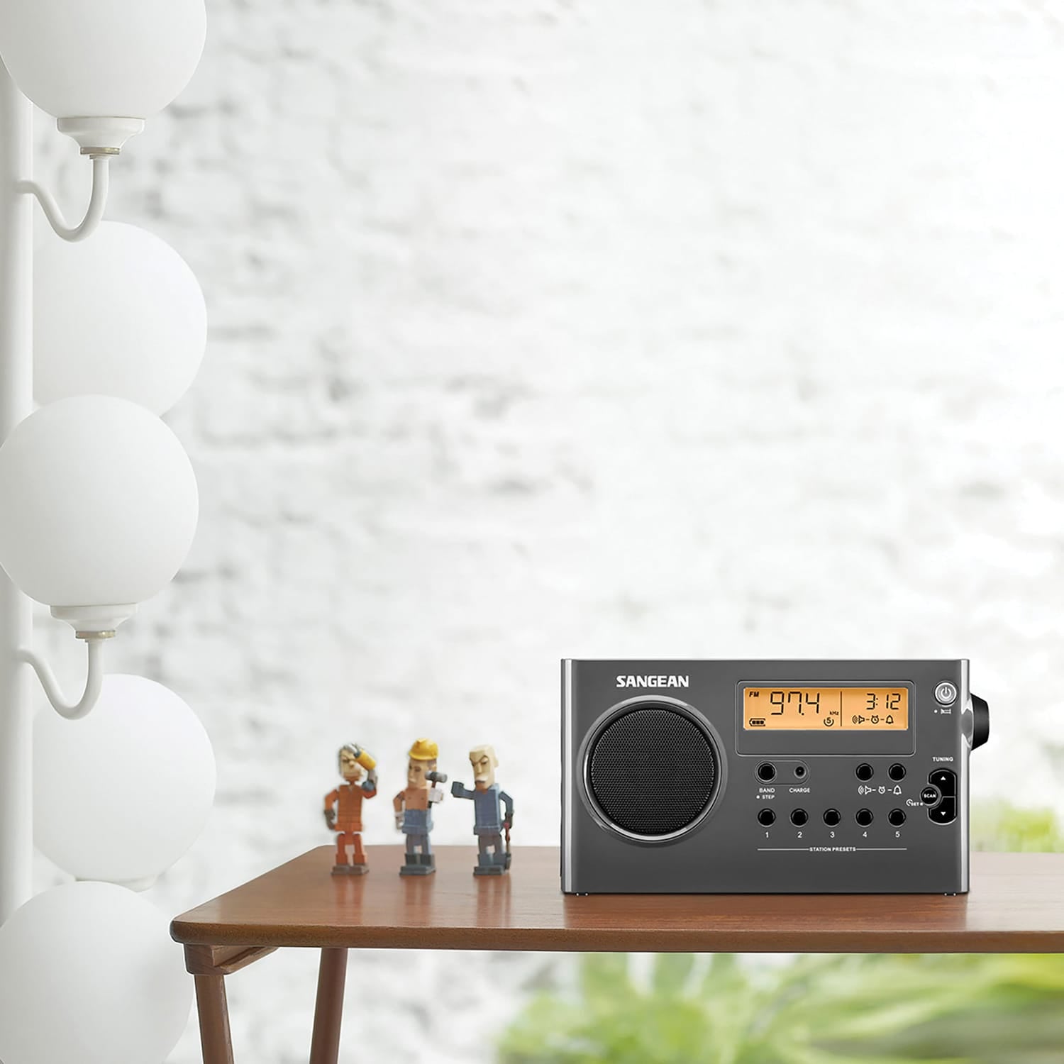 Sangean SG-106 Portable AM/FM Rechargeable Compact Digital Tuning Radio