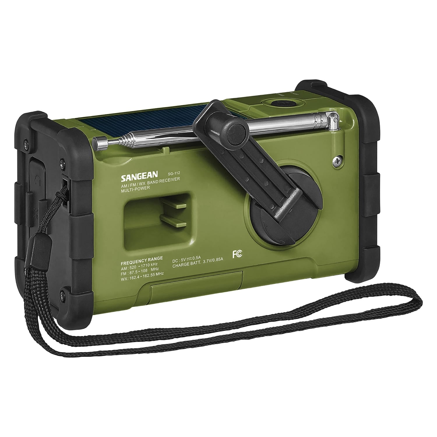 Sangean AM/FM Multi-Powered Weather Emergency Radio
