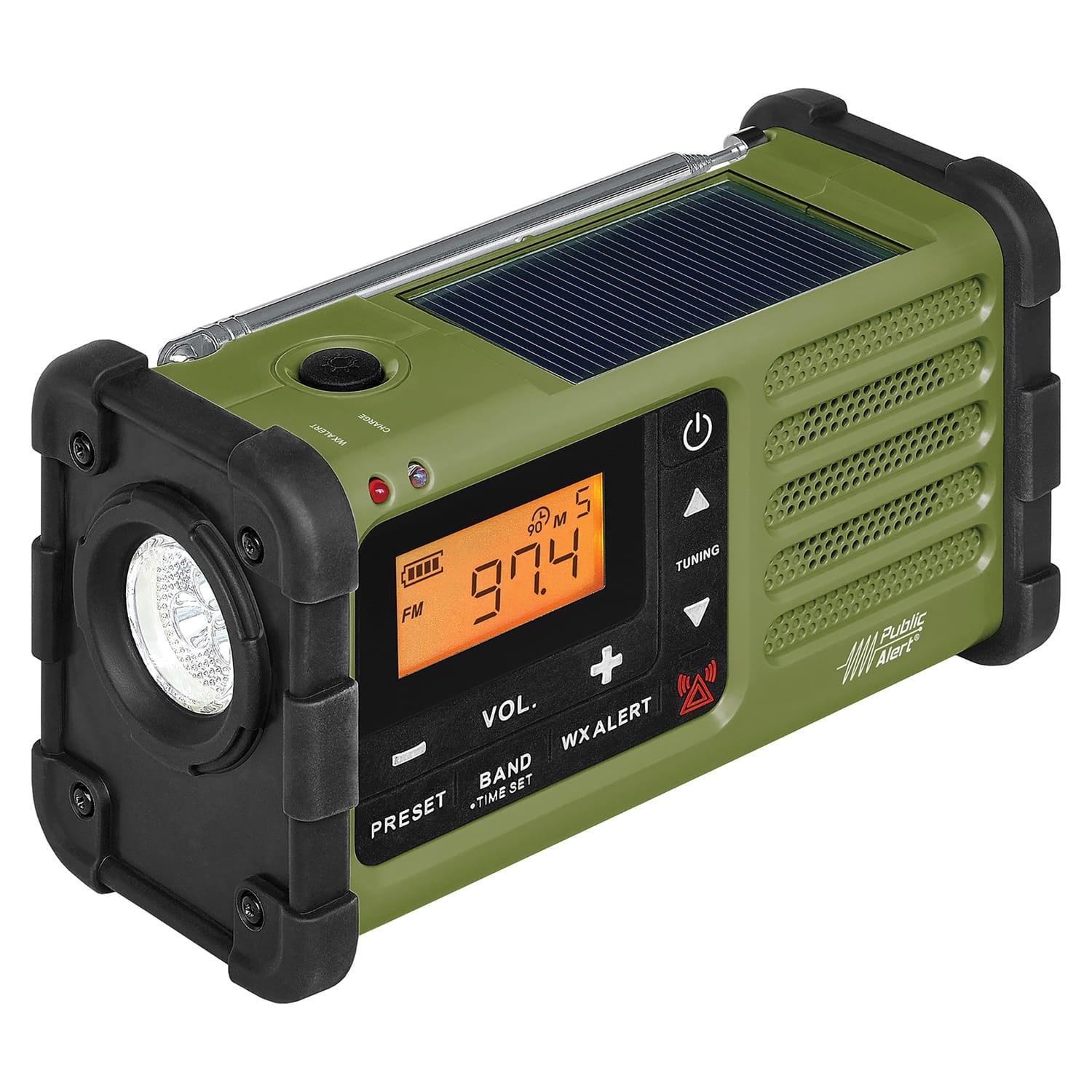 Sangean AM/FM Multi-Powered Weather Emergency Radio