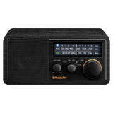 Sangean SG-118 Tabletop Retro Wooden Cabinet AM/FM Analog Radio Receiver with Bluetooth