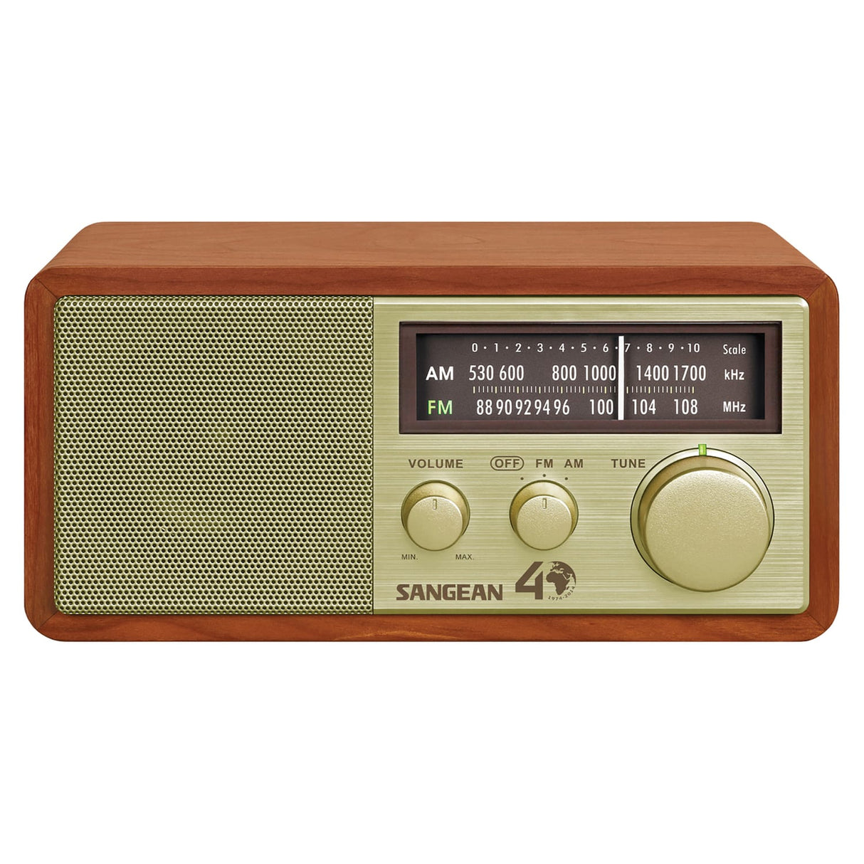 Sangean WR-11SE 40th Anniversary Edition Hi-Fi Tabletop Retro Wooden Cabinet AM/FM Analog Radio Receiver