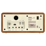 Sangean Bluetooth Tabletop Retro Wooden-Cabinet AM/FM/Aux Radio Receiver, WR-16