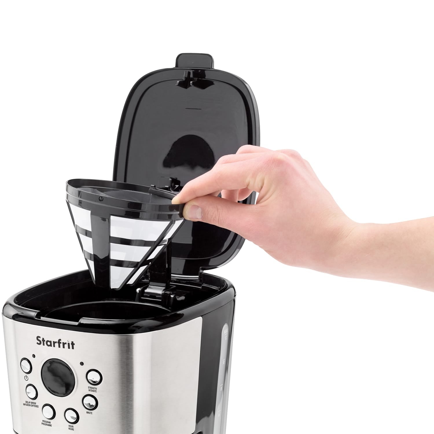 Starfrit 900-Watt 12-Cup Drip Coffee Maker Machine
