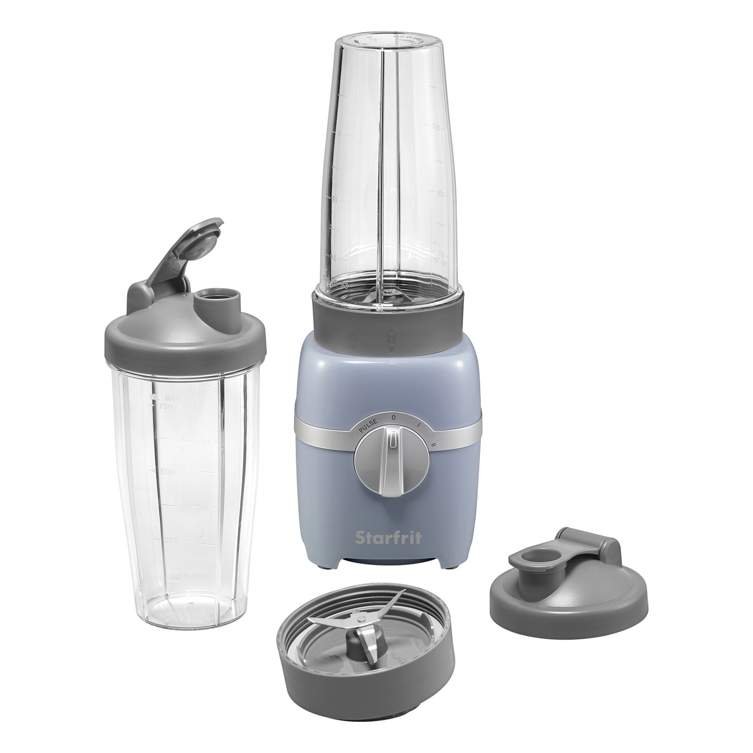 Starfrit 300-Watt 3-Speed Electric Personal Blender, Gray