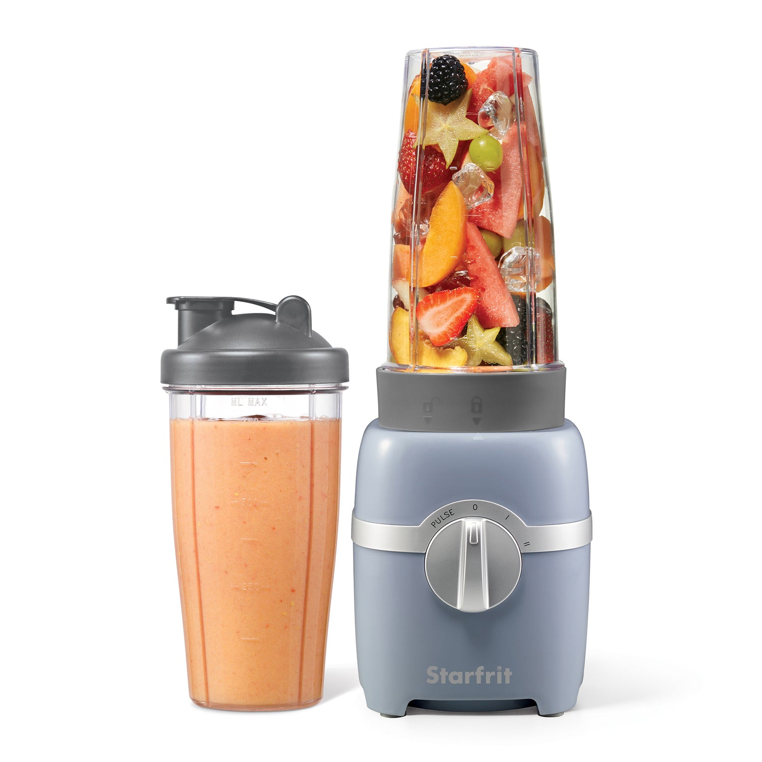 Starfrit 300-Watt 3-Speed Electric Personal Blender, Gray