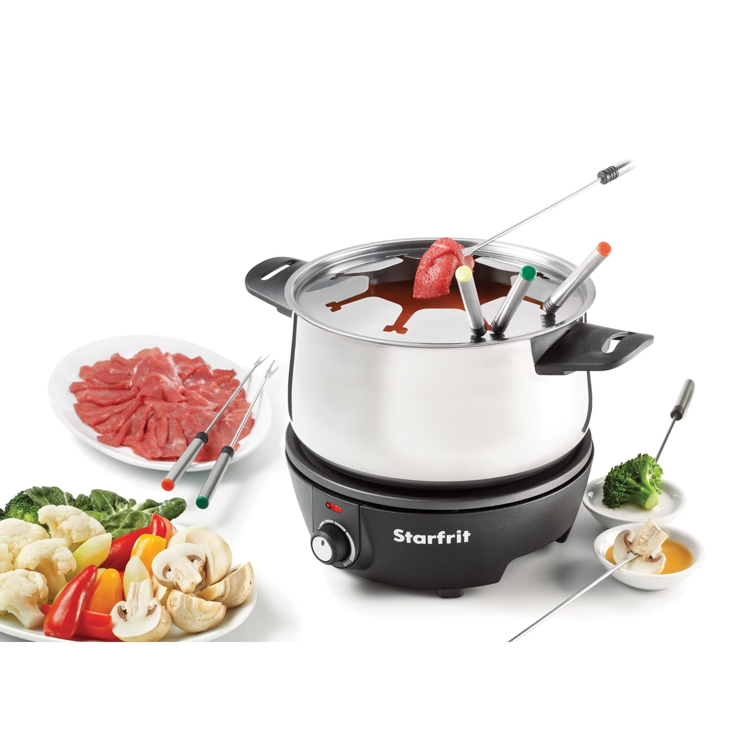 Starfrit 3.2-Quart Electric Fondue Set