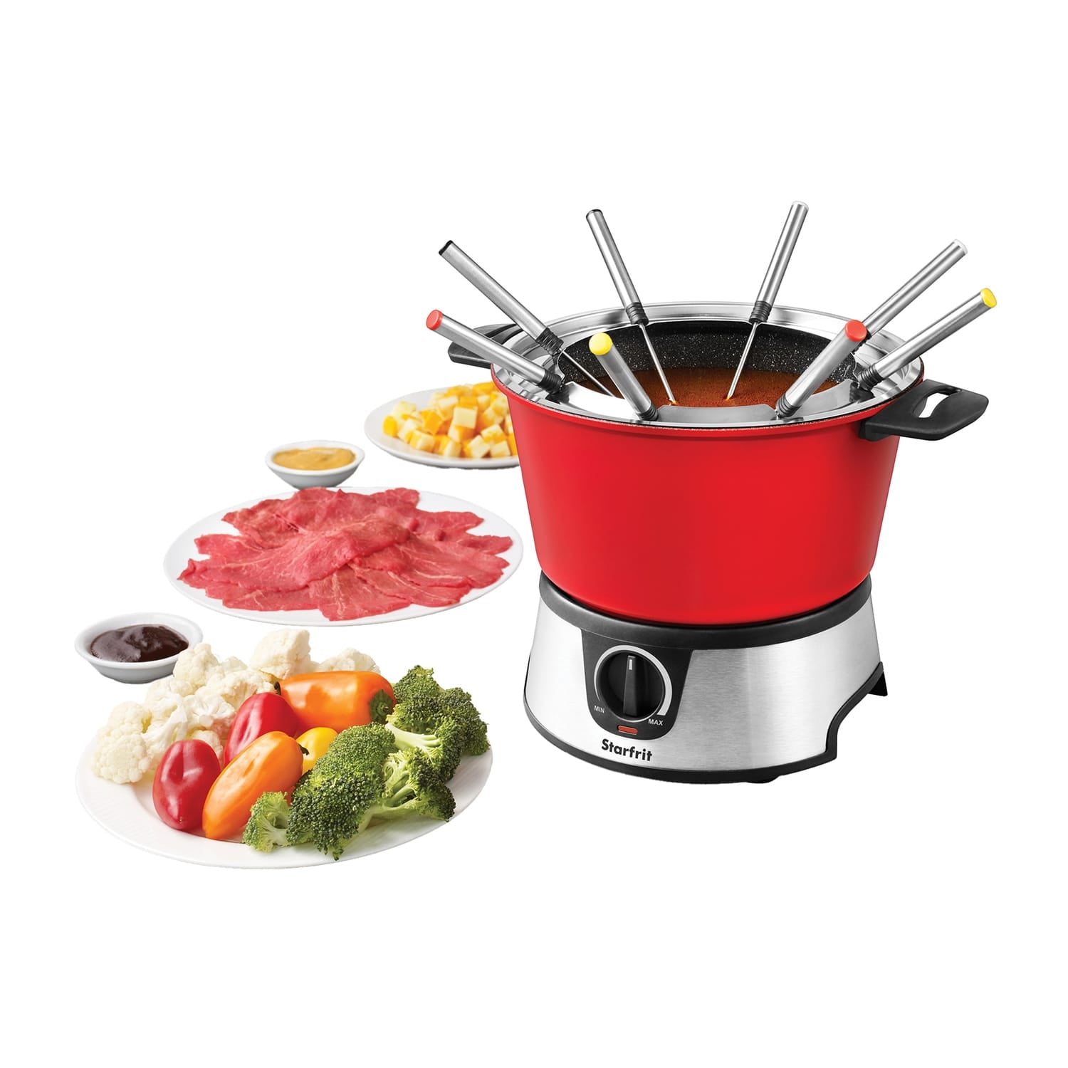 THE ROCK by Starfrit 3.2-Quart Electric Fondue Set