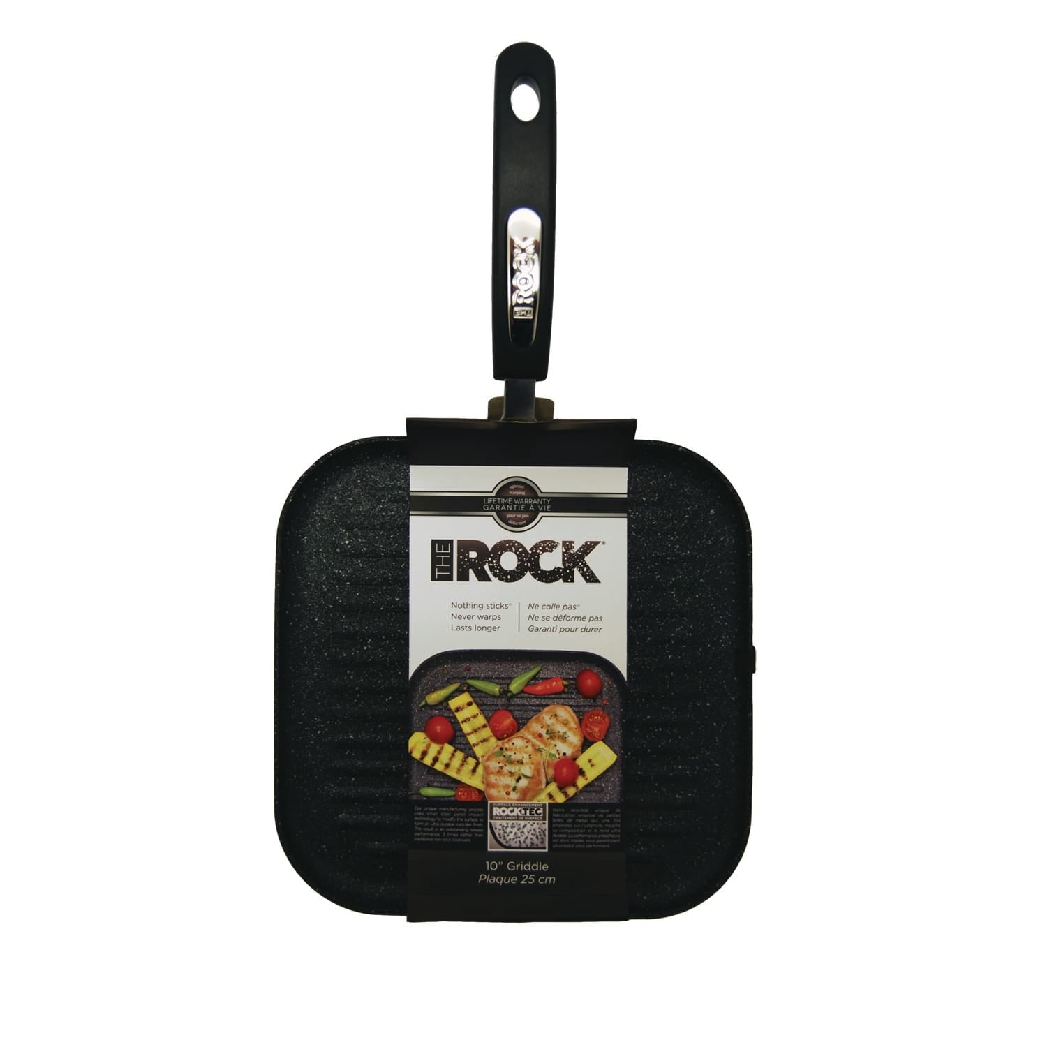 THE ROCK by Starfrit 10" Grill Pan with Bakelite Handles
