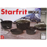 THE ROCK by Starfrit 8-Piece Cookware Set with Bakelite Handles