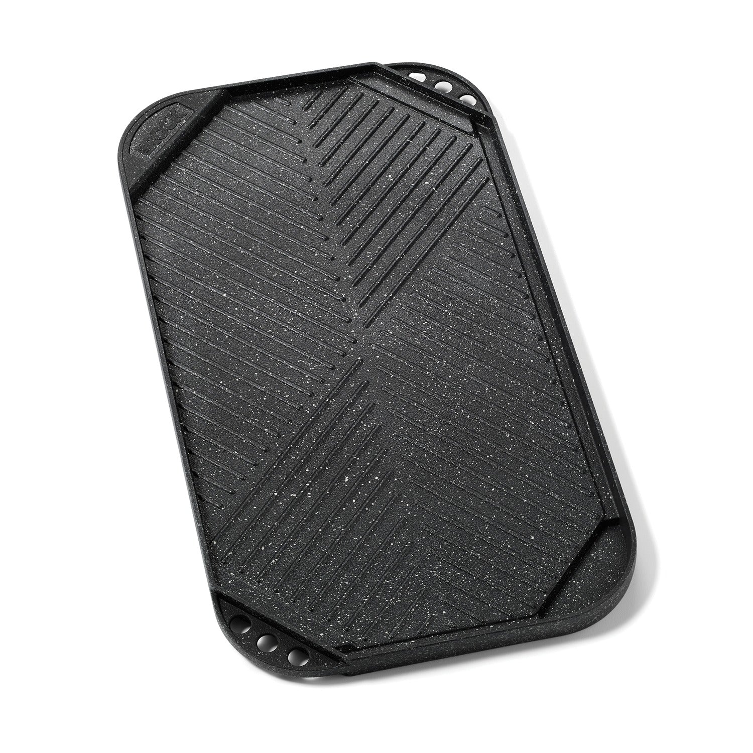THE ROCK by Starfrit 10.6-Inch x 19.5-Inch Reversible Grill/Griddle