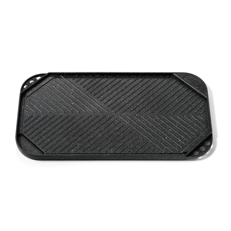 THE ROCK by Starfrit 10.6-Inch x 19.5-Inch Reversible Grill/Griddle