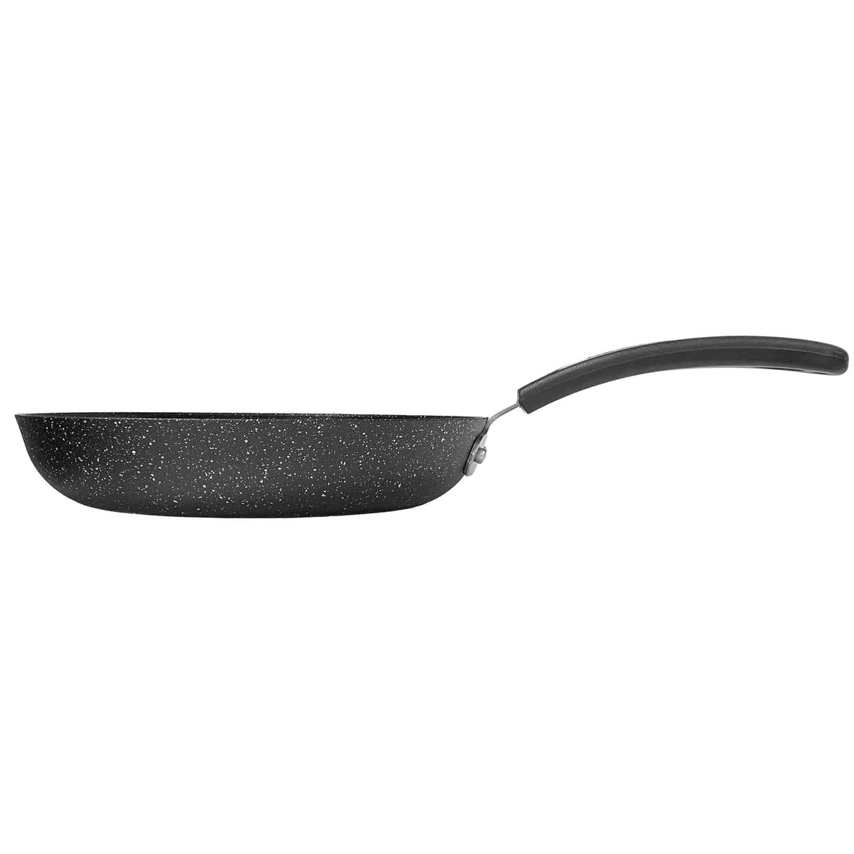 THE ROCK by Starfrit Terra Black Marble Non-Stick Fry Pan with Bakelite Handle, 10 In.