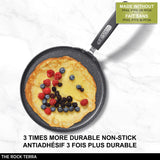 The Rock by Starfrit 10-In. Terra Collection Nonstick Multipan with Bakelite Handle