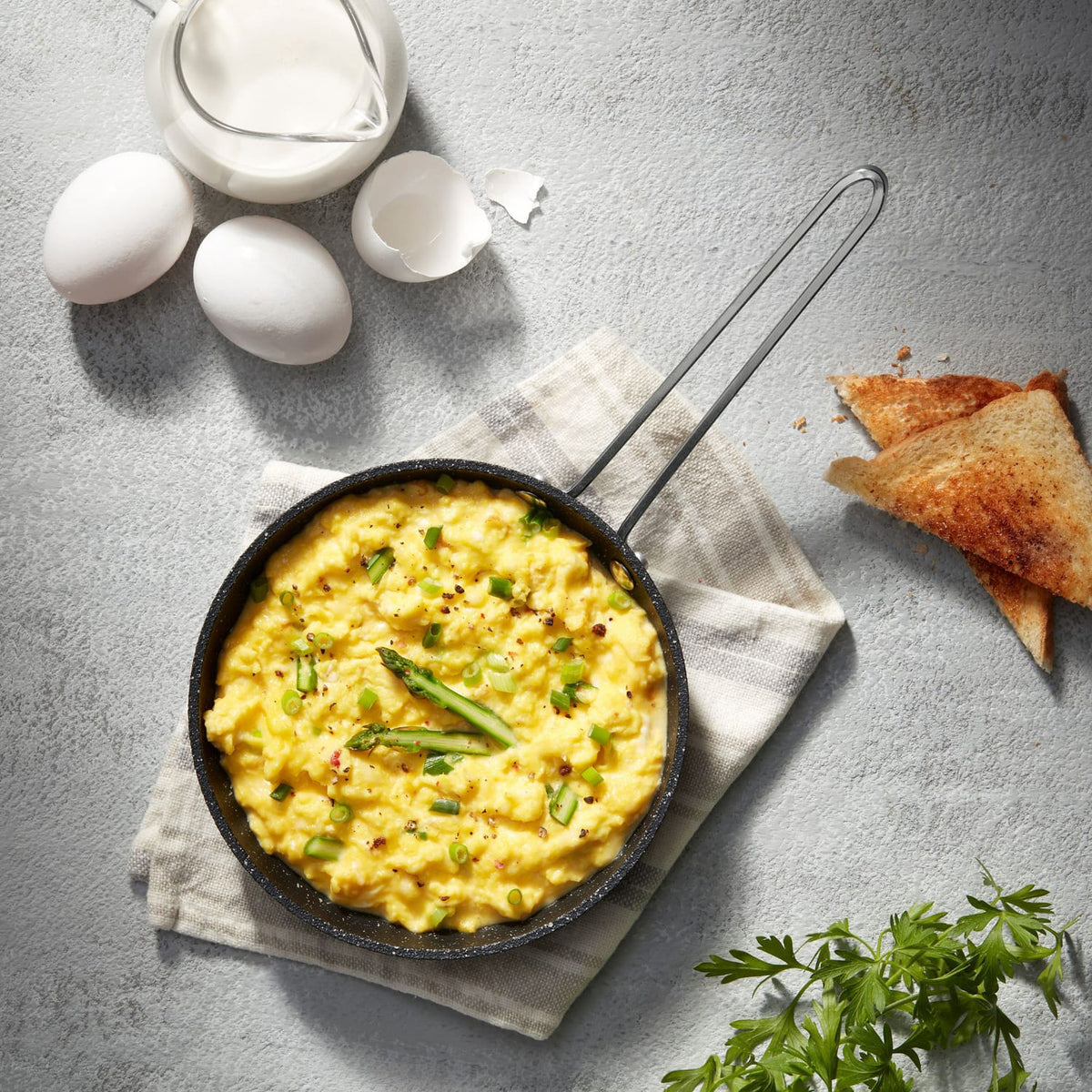The Rock by Starfrit 6-In. Terra Collection Nonstick Fry Pan with Stainless Steel Handle