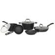 The Rock by Starfrit 8-Piece Terra Collection Nonstick Cookware Set with Bakelite Handles