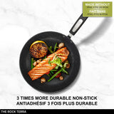 The Rock by Starfrit 8-Piece Terra Collection Nonstick Cookware Set with Bakelite Handles