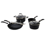 The Rock by Starfrit 8-Piece Terra Collection Nonstick Cookware Set with Bakelite Handles