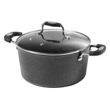 The Rock by Starfrit 5-Qt. Terra Collection Nonstick Casserole with Lid and Bakelite Handle