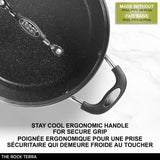 The Rock by Starfrit 5-Qt. Terra Collection Nonstick Casserole with Lid and Bakelite Handle