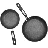 THE ROCK by Starfrit Set of 2 Fry Pans with Bakelite Handles