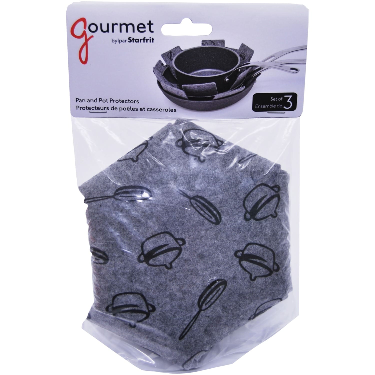Starfrit Set of 3 Pan and Pot Protectors