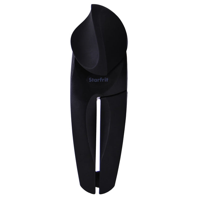Starfrit MightiCan Heavy-Duty Non-Slip Knob Can Opener, Black