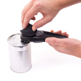Starfrit MightiCan Heavy-Duty Non-Slip Knob Can Opener, Black