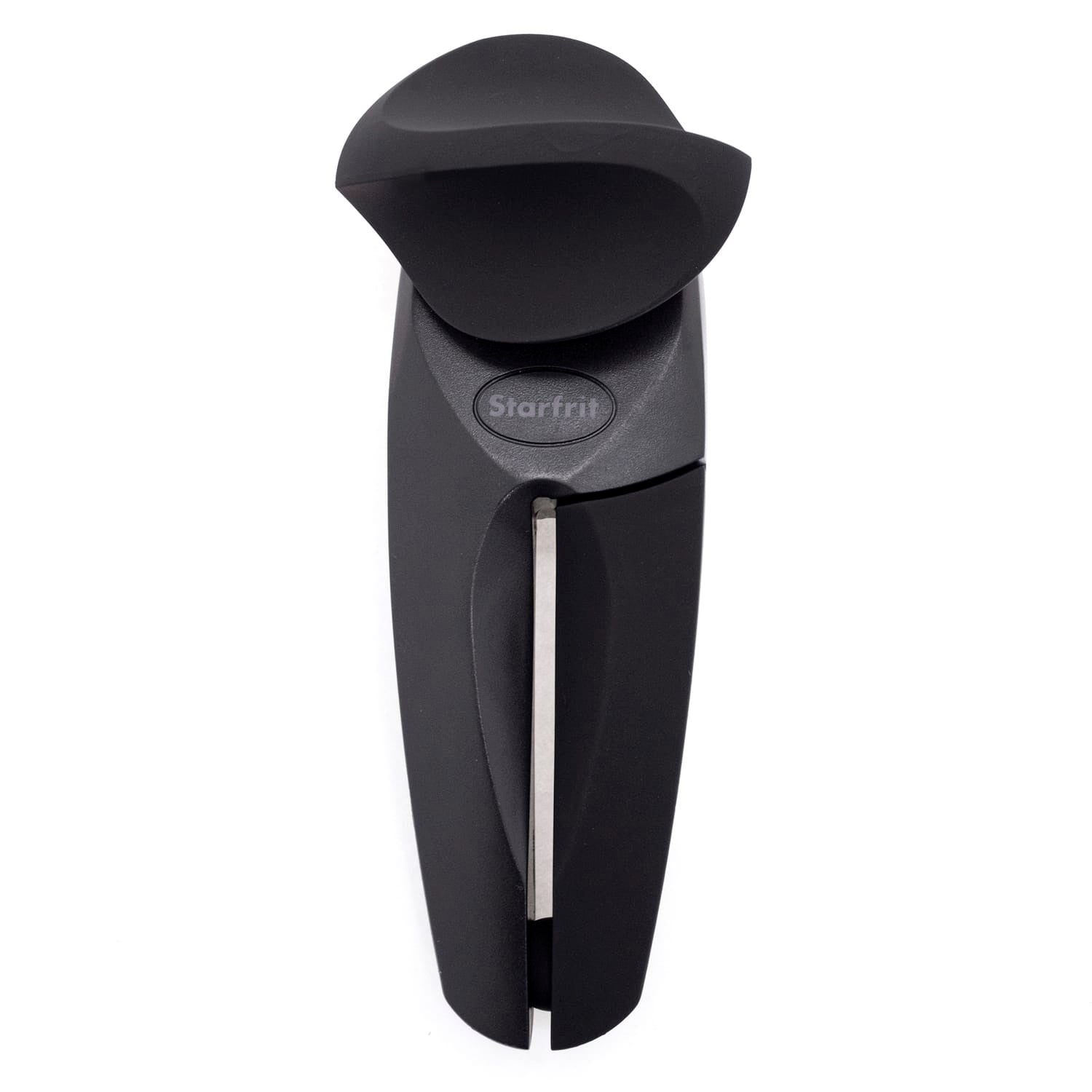 Starfrit MightiCan Heavy-Duty Non-Slip Knob Can Opener, Black