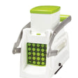 Starfrit Pro Fry Cutter and Cuber Multiuse Kitchen Tool, White with Green