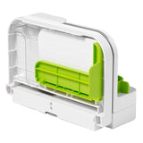 Starfrit Deli Slicer with 6.5-In. Stainless Steel Blade, White with Green