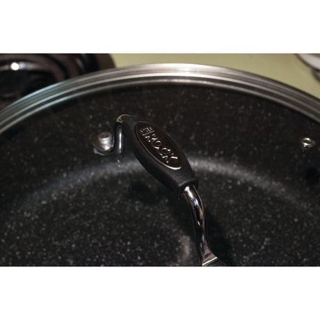 THE ROCK by Starfrit 11" Deep-Fry Pan with Lid & Bakelite Handles