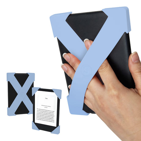 Strapsicle E-Reader Cross Straps for Select Kindle and Kobo Devices, Large, Bondi Blue