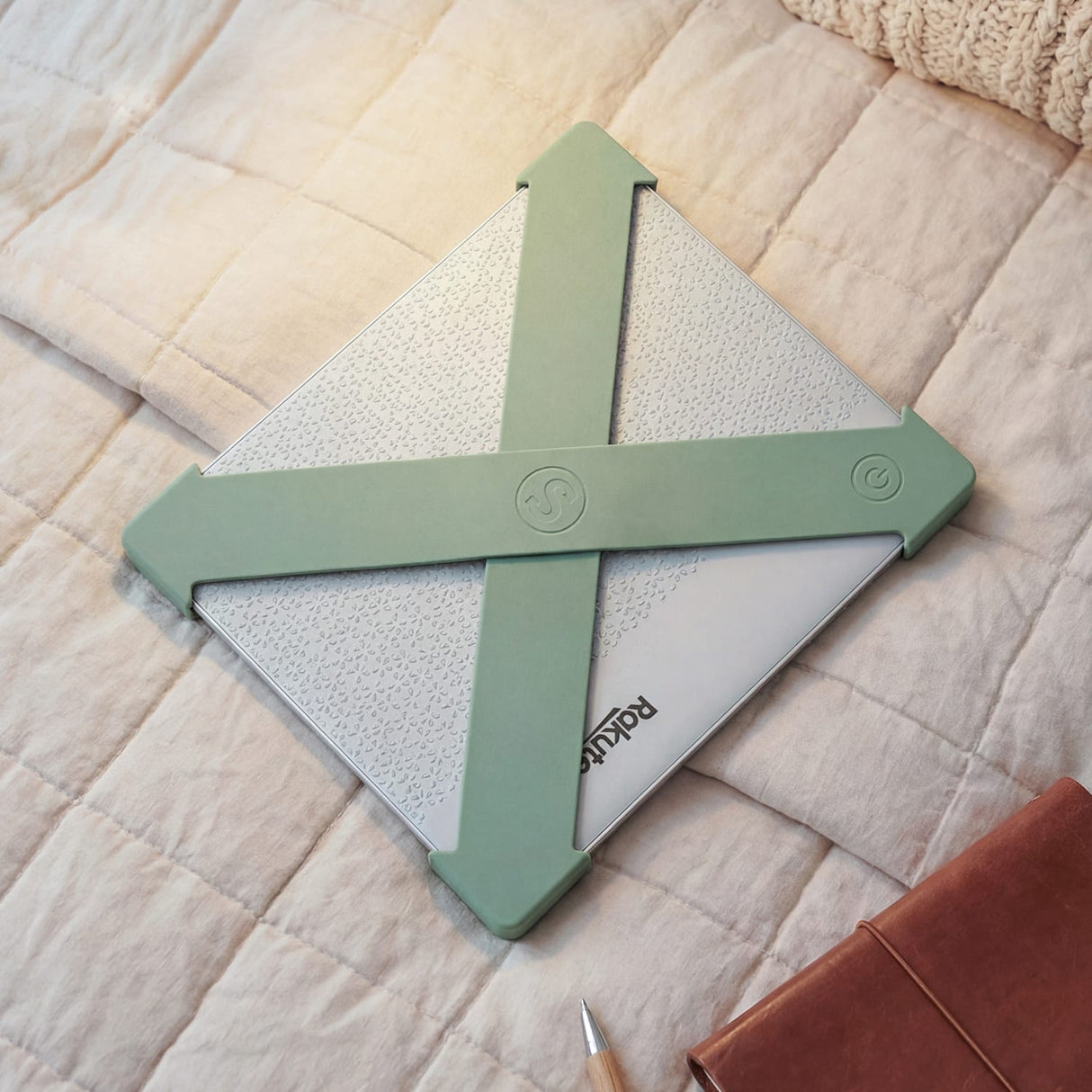 Strapsicle Premium E-Reader Cross Straps for Kobo Libra Color and Libra 2, Sage Green