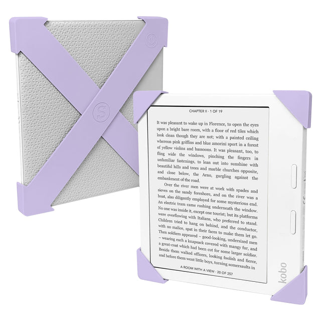 Strapsicle Premium E-Reader Cross Straps for Kobo Libra Color and Libra 2, Lilac