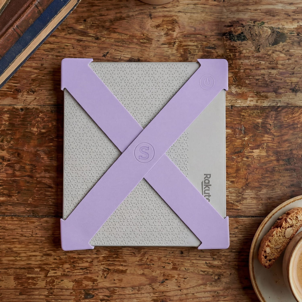 Strapsicle Premium E-Reader Cross Straps for Kobo Libra Color and Libra 2, Lilac