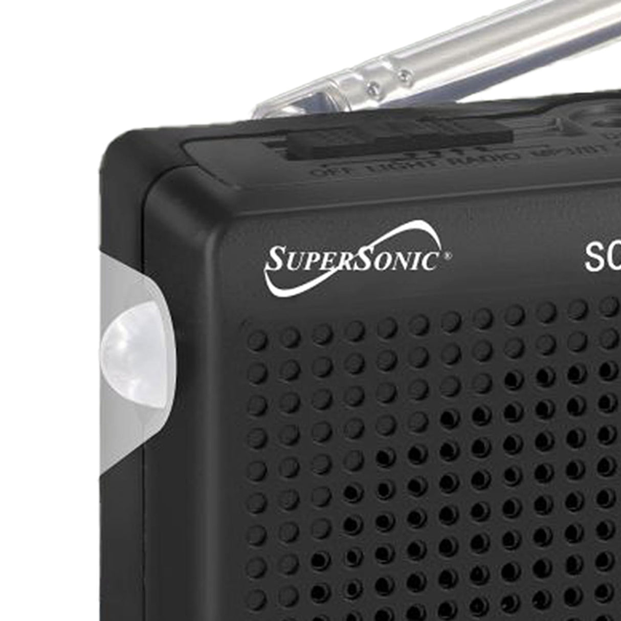 Supersonic 9-Band Rechargeable Radio with Bluetooth and USB/microSD Card Input, SC-1080BT, Black