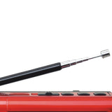 Supersonic 9-Band Rechargeable Radio with Bluetooth and USB/microSD Card Input, SC-1080BT, Red