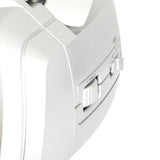 Supersonic Bluetooth CD/Cassette/Radio Portable Audio System, White, SC-729BT