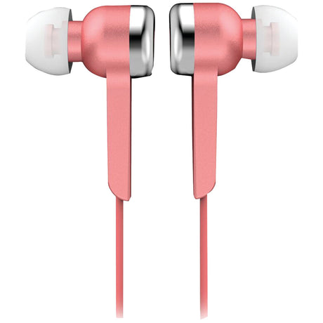 IQ Sound Wired In-Ear Digital Stereo Earphones with 3.5-mm Connector, Powerful Bass, IQ-113, Pink