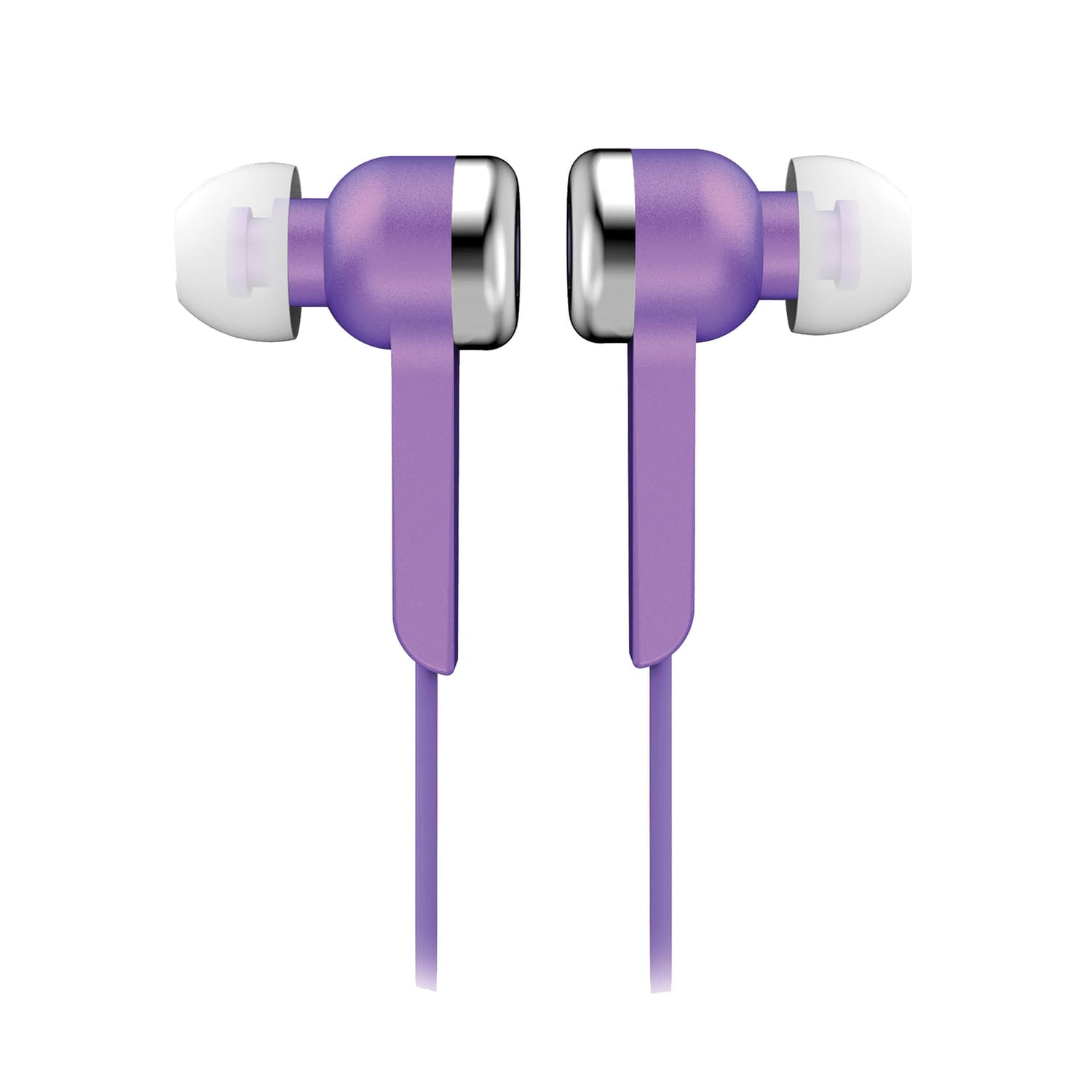 IQ Sound Wired In-Ear Digital Stereo Earphones with 3.5-mm Connector, Powerful Bass, IQ-113, Purple