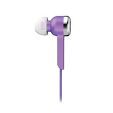 IQ Sound Wired In-Ear Digital Stereo Earphones with 3.5-mm Connector, Powerful Bass, IQ-113, Purple
