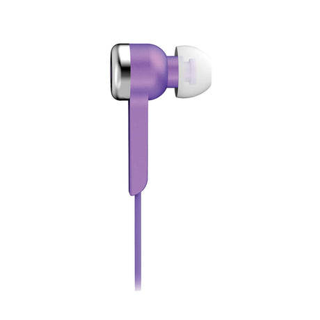 IQ Sound Wired In-Ear Digital Stereo Earphones with 3.5-mm Connector, Powerful Bass, IQ-113, Purple