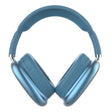 IQ Sound Bluetooth Over-Ear High-Performance Headphones with Mic, FM Radio, and 3.5-mm Aux Input, up to 6 Hours Play Time, IQ-170BT, Blue