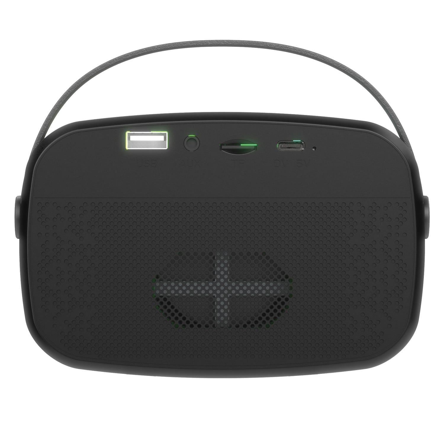 IQ Sound Mini Karaoke Portable Bluetooth Speaker with Wireless Microphone and RGB Light Show, IQ-908K, Black